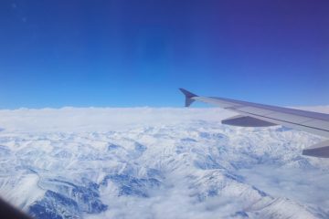 Vista de los Andes desde el avión